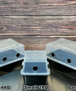 Grower's Select SMALL Mushroom Monotub Fruchtkammer mit Filterscheiben und Auskleidung 28Q (2er-Pack)