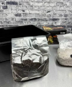 Komplettes Nachfüllset für mittelgroße 44-Q-Monotubs – inklusive Getreidebrut und Substrat