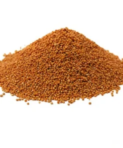 Rote Hirse in großen Mengen