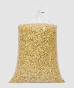 Weiße Hirse in großen Mengen