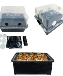 Wholesale Lot Grower's Select Monotub Fruiting Chambers with Filter Disks and Liners (12-Pack)